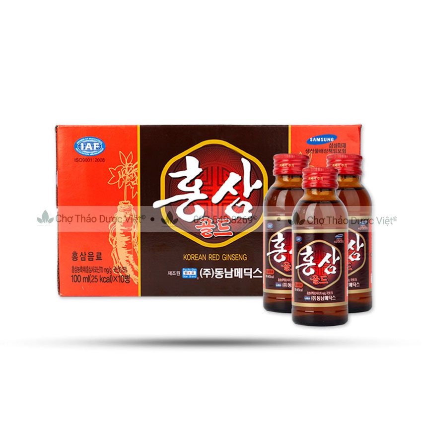 Nước giải khát vị hồng sâm hàn quốc  - Chợ Thảo Dược Việt
