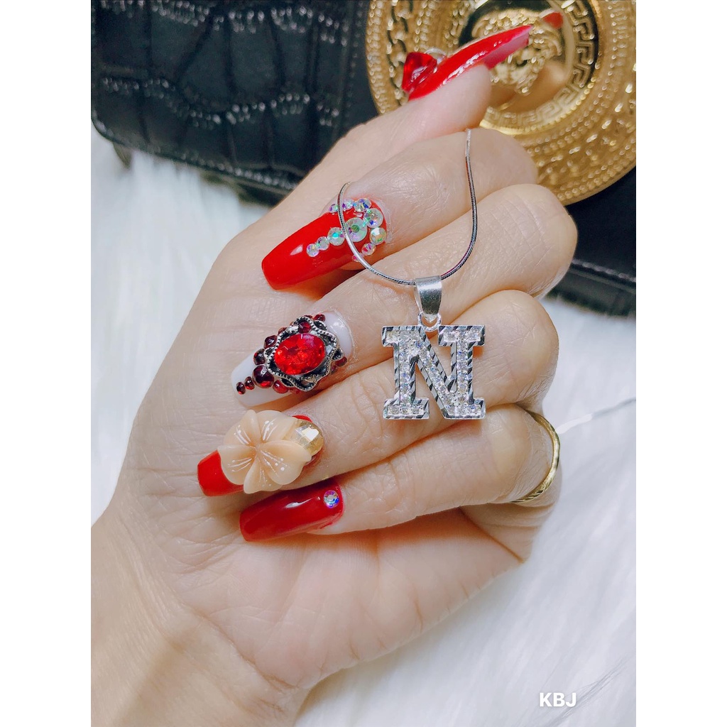 Dây chuyền nữ - dây chuyền chữ cái bạc ta - đủ full chữ