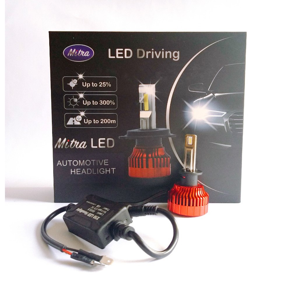Bóng đèn ô tô LED Mitra X10 siêu sáng giá cực sốc