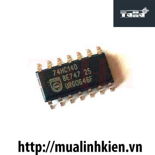 IC Logic 74HC14D SOP14 Chân Dán