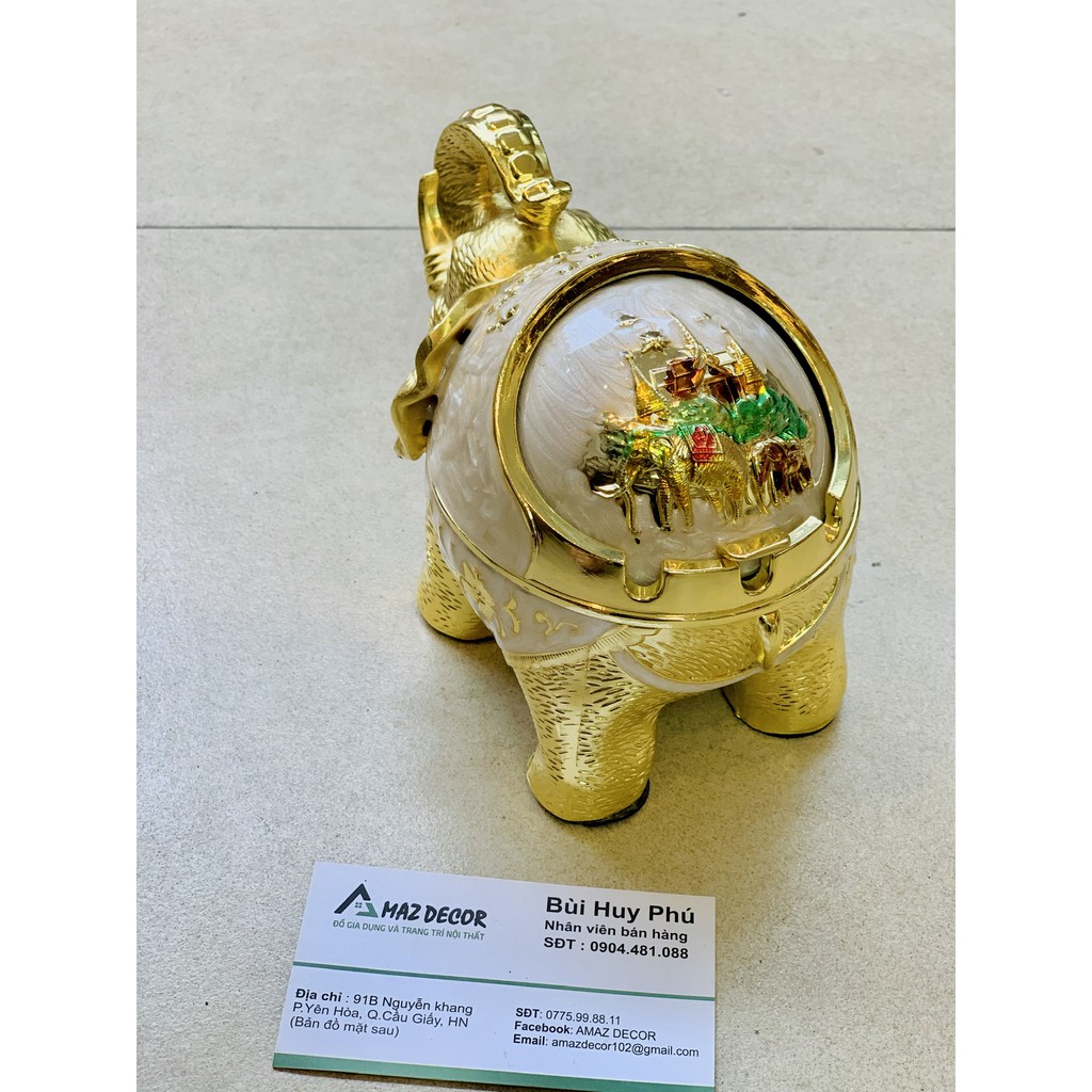 [Sỉ] Ảnh thật shop chụp Gạt tàn hộp tăm hộp chè thịnh vượng thái lan mạ vàng cao cấp phong cách hoàng gia đẹp giá rẻ