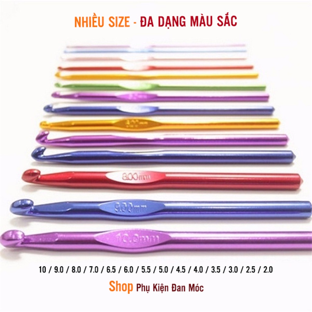 Kim Móc Len Kim Loại Nhiều Size Đa Dạng Màu Sắc