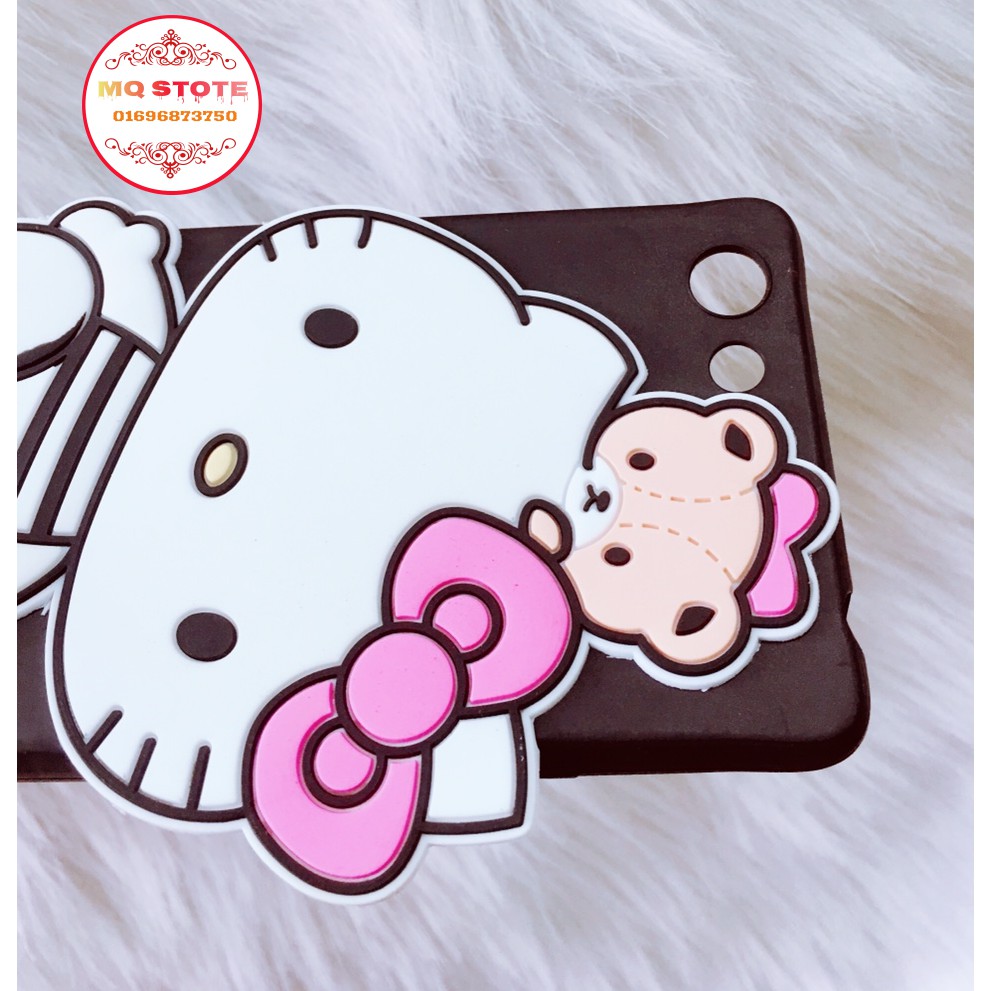 [Freeship toàn quốc từ 50k] OPPO A33( NEO 7) ỐP DẺO ĐEN TPU HELLO KITTY CÓ NƠ