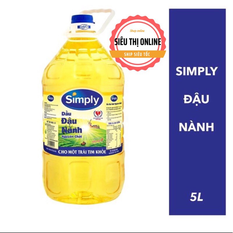 DẦU ĂN SIMPLY CAN 5L