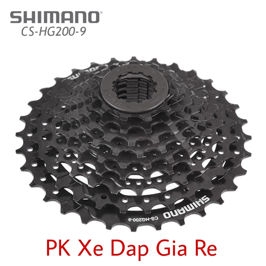 Líp thả líp xe đạp 9 tầng, líp xe đạp SHIMANO CS-HG200-9 - Hàng chính Hãng