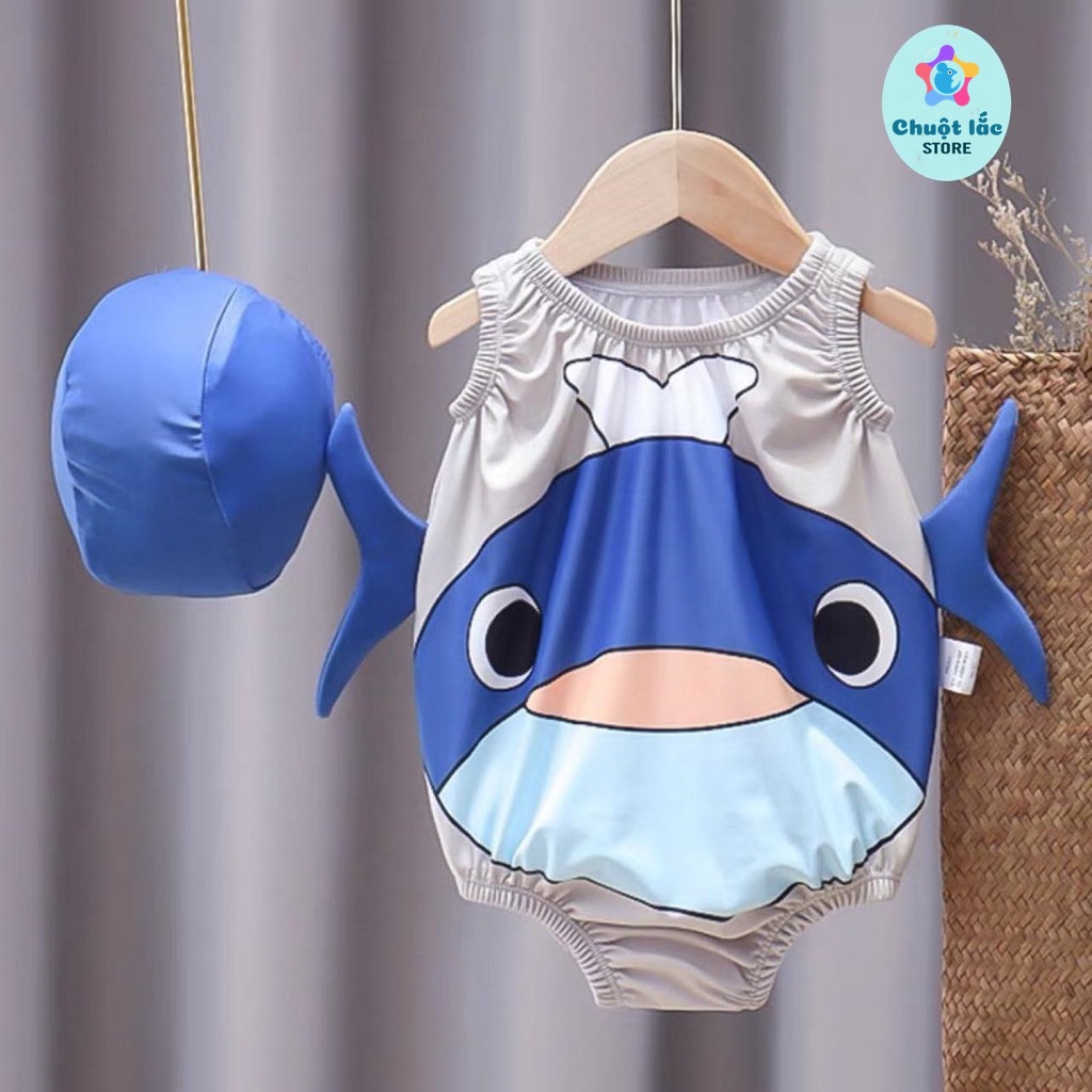 Đồ Bơi Cho Bé Sơ Sinh Kèm Mũ Chuột Lắc Store Kiểu Body Hình Thú Bé Trai Bé Gái Từ 0 Đến 3 Tuổi 2kg Đến 16kg
