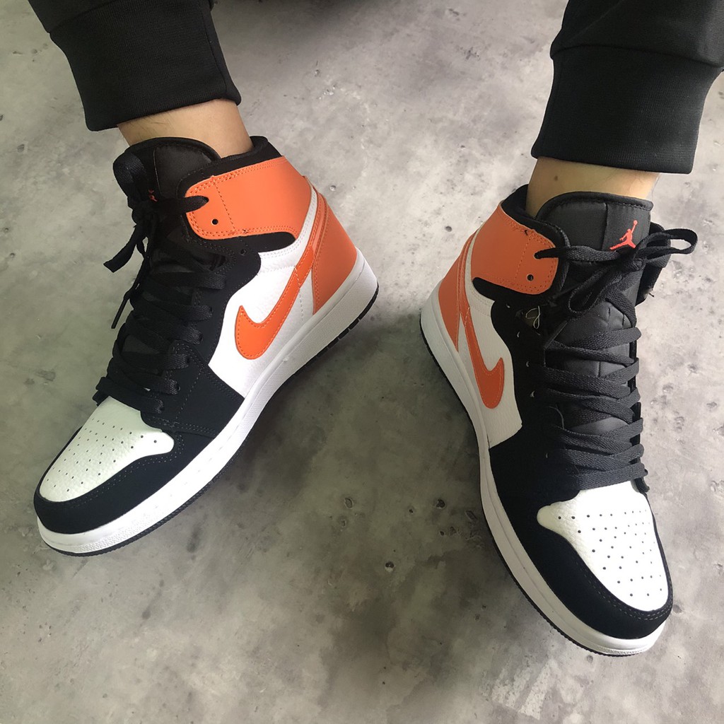JORDAN1 TRẮNG CAM CAO CỔ | BẢN ĐẸP KÈM PHỤ KIỆN | BigBuy360 - bigbuy360.vn