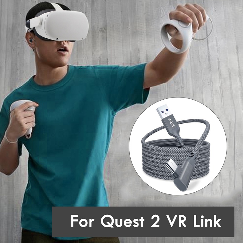 5M Charger Cable for Oculus Quest 2 Link Headset USB 3.0 Type C Data Line Transfer Type-C to USB-A Cord VR Accessories