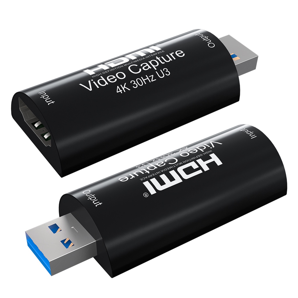 Mới Thẻ Ghi Hình Trực Tiếp Mini 4K USB 3.0 1080P 60fps USB2.0 Cho PS4 PS5 Xbox TV Box