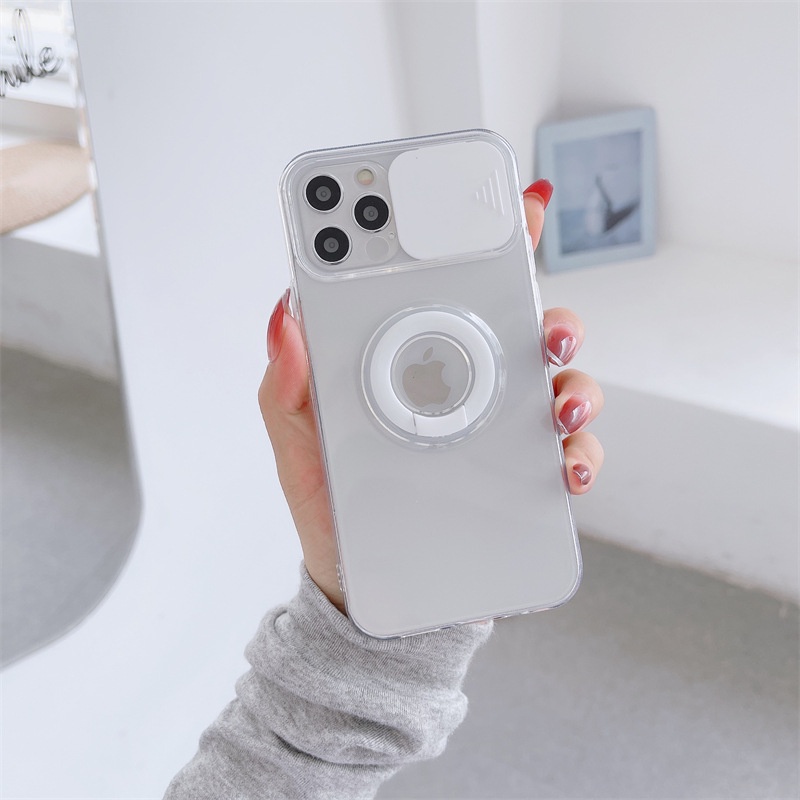 Ốp lưng iphone trượt camera kèm móc tay iring 7plus 8plus x xsmax 11 11promax 12 12pro 12promax 13 13pro 13promax