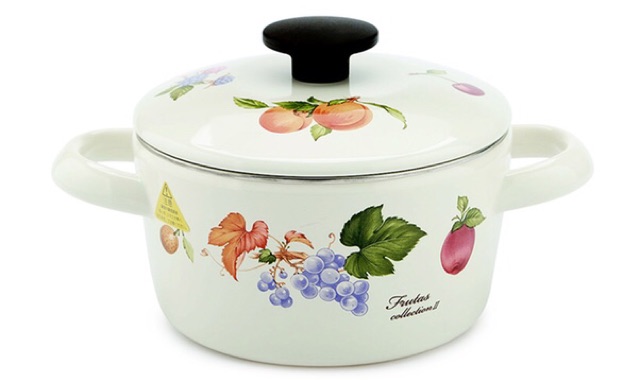 Nồi tráng men Fujihoro 16cm/18cm