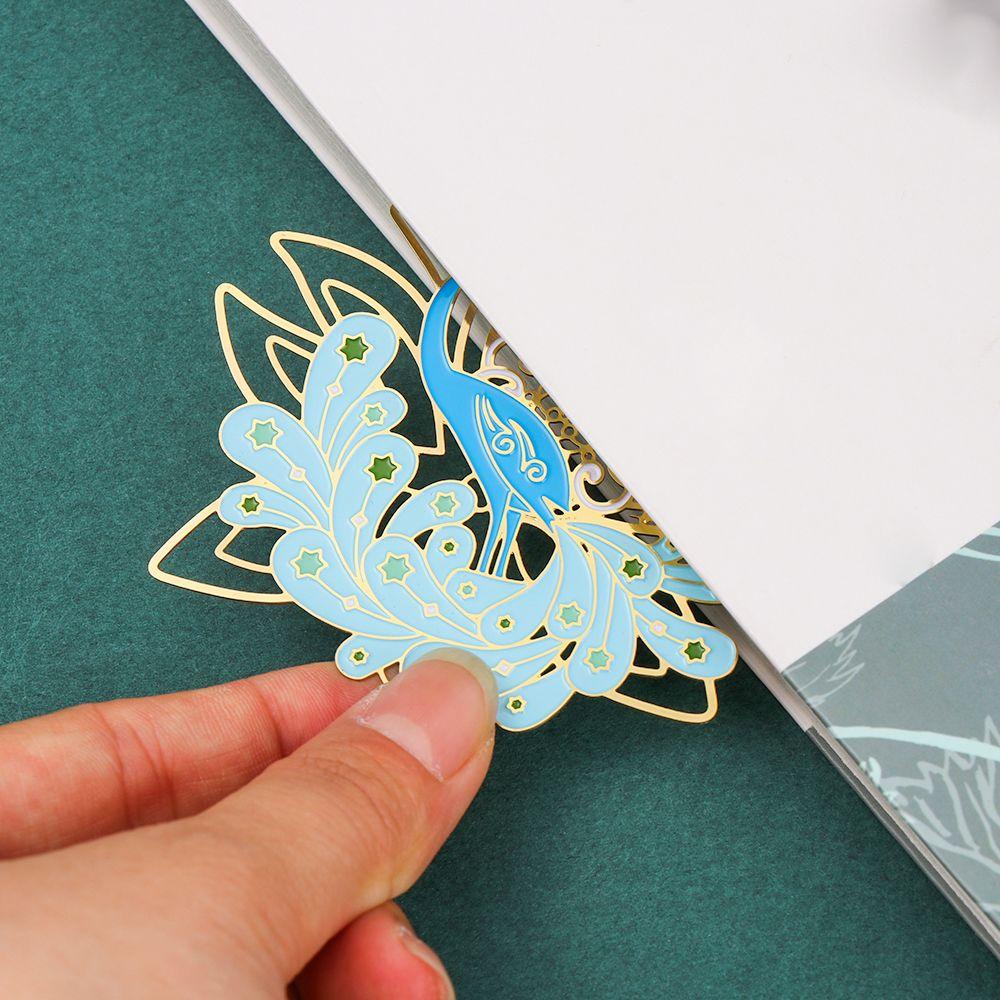 Wttle Bookmark Văn Phòng Phẩm Kim Loại Rỗng Phong Cách Trung Quốc Đánh Dấu Pagination
