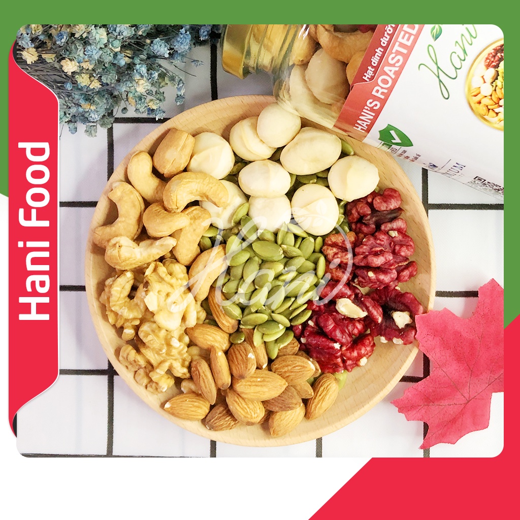 Hạt Dinh Dưỡng Mix 6 Siêu Hạt 500G - Hàng Nhập Khẩu Thượng Hạng - Cam Kết Chất Lượng HANI FOOD