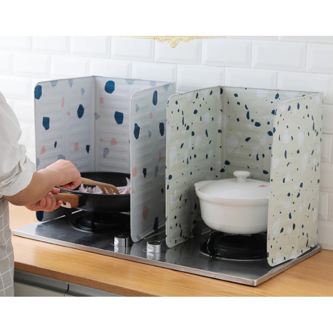 Tấm chắn dầu mỡ nhà bếp họa tiết hiện đại size lớn (nhiều mẫu)
