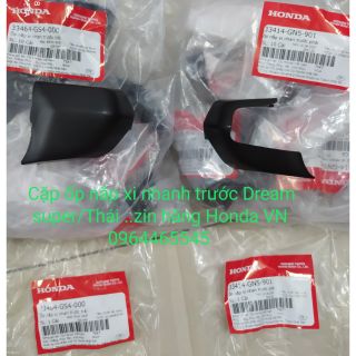 DREAM_Cặp ốp nắp đèn xi nhanh trước dream super/thái zin hãng Honda VN