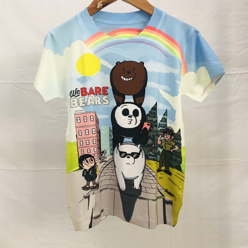 Áo thun 3 chú gấu Bears cho bé in 3D