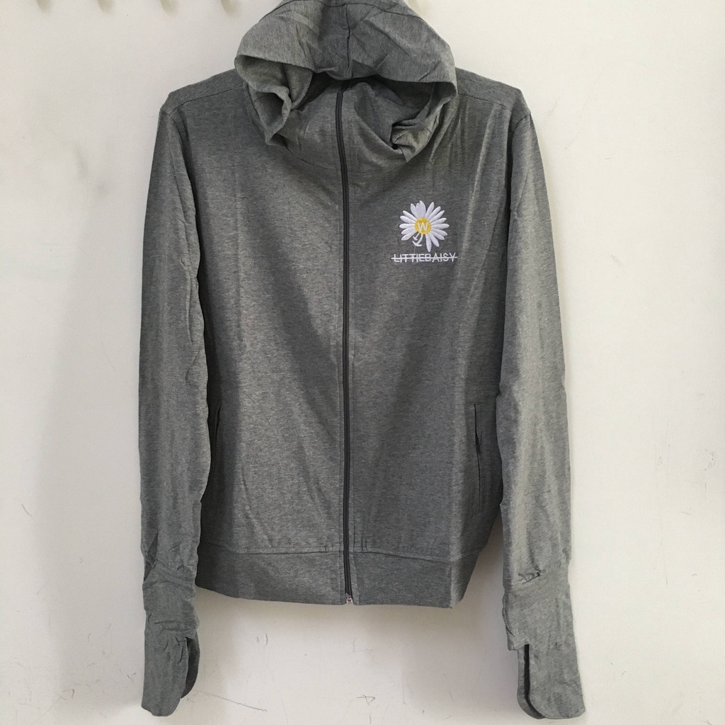 Áo Khoác Nữ Chống Nắng Vải Thun Lạnh Thêu Hình Hoa Cúc H&amp;N Fashion Shop