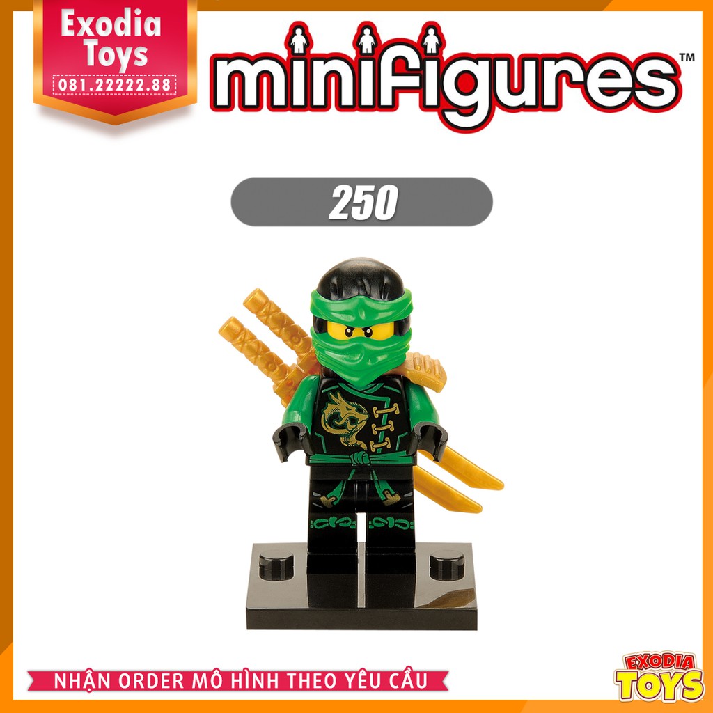 Xếp hình minifigure nhân vật Ninjago : Master of Spinjitzu - Đồ Chơi Lắp Ghép Sáng Tạo -  X0112