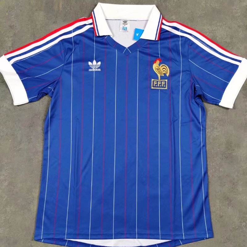 Áo Thun Đá Banh Tay Ngắn Phong Cách Retro Pháp 82