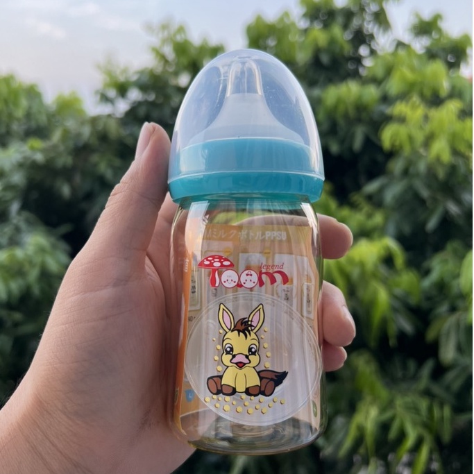 (Tặng kèm 1 núm ti) Bình sữa PPSU Toom Legend 80ml, 120ml, 160ml &amp; 240ml