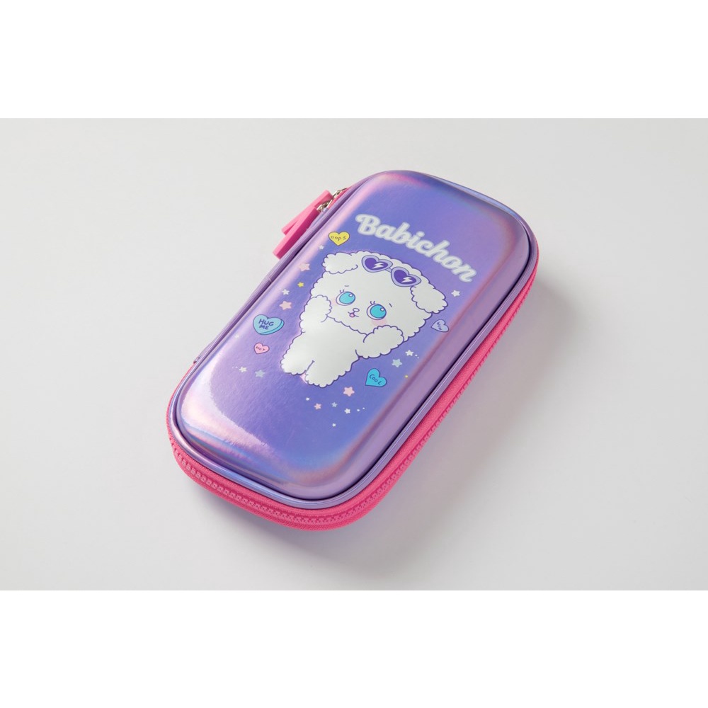 Túi Đựng Du Lịch Đồ Trang Điểm ARTBOX Hàn Quốc Họa Tiết Barbichon Màu Tím Hologram
