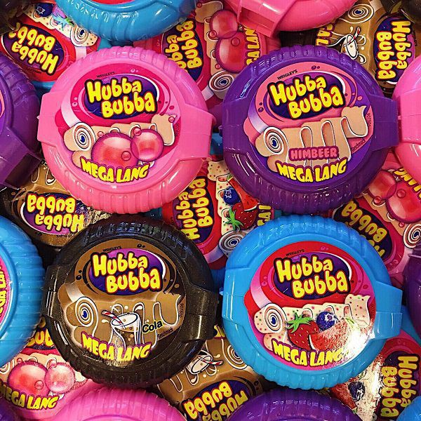 Kẹo gum cuộn siêu dài Hubba Bubba (180cm - 56gr)