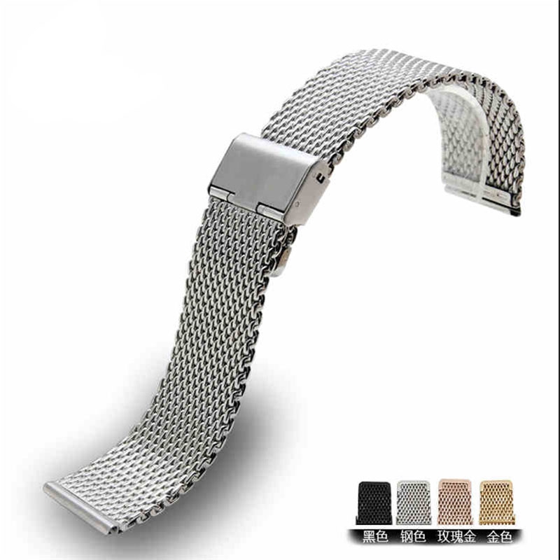 YIFILM Dây Đồng Hồ Thay Thế Bằng Thép Không Gỉ 18mm 20mm 22mm 24mm