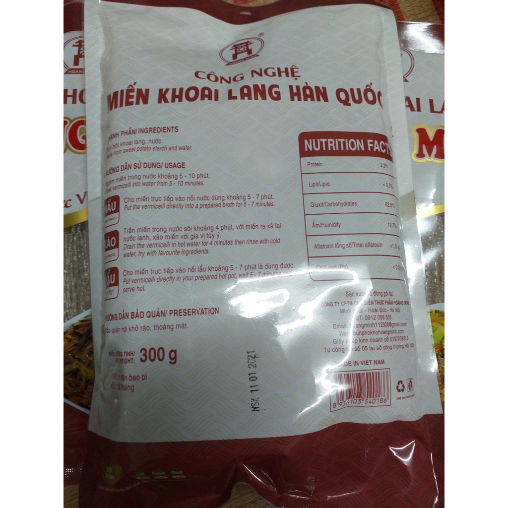 300gr Miến khoai lang Hoàng Minh bao bì mới/CAM KẾT RẺ NHẤT SHOPEE | BigBuy360 - bigbuy360.vn