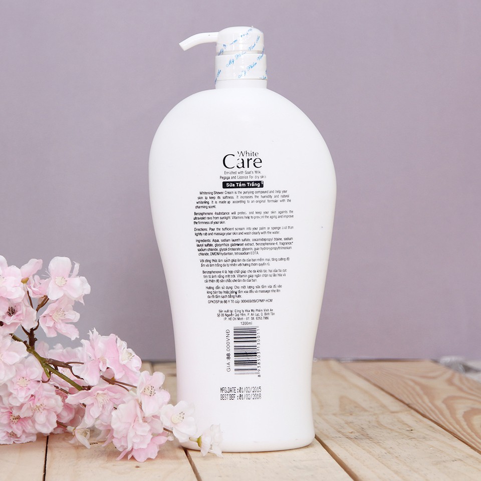 Sữa tăm omio care chai 1200ml tinh chất từ sữa dê tươi giúp nuôi dưỡng và giữ ẩm cho da golovin shop