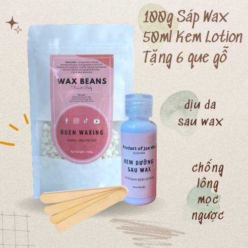 COMBO WAX LÔNG CHỐNG LÔNG MỌC NGƯỢC