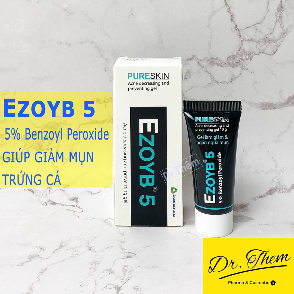 ✅[CHÍNH HÃNG] EZOYB 5 - Giúp Giảm và Ngăn Ngừa Mụn Trứng Cá Benzoyl peroxide 5%