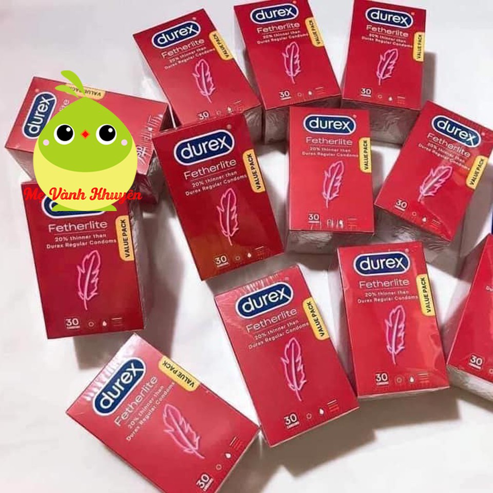 Bao cao su siêu mỏng Durex Fetherlite, Úc (30c)