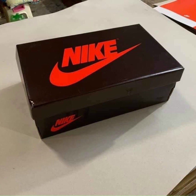 [COMBO] Hộp Giấy Carton đựng giày, dép, mũ ⚡NIKE⚡ + Bill thẻ + Giấy gói Nhật xịn chuẩn Fullbox