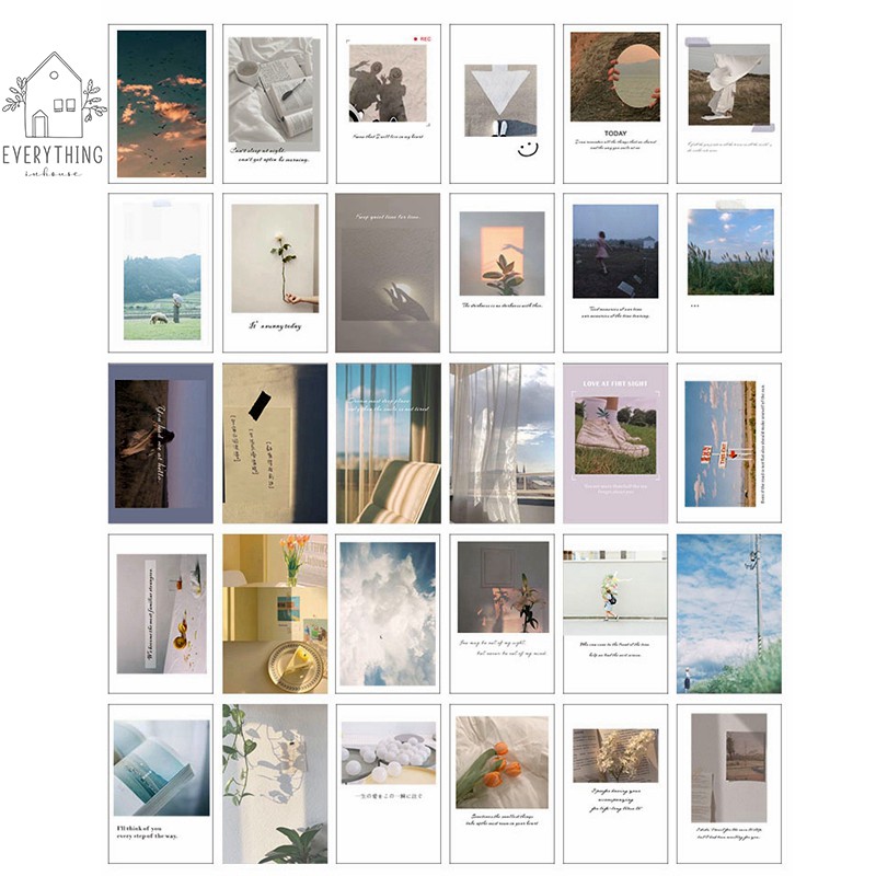 Set 30 tranh dán tường nghệ thuật (tặng kèm 30 sticker) | BigBuy360 - bigbuy360.vn