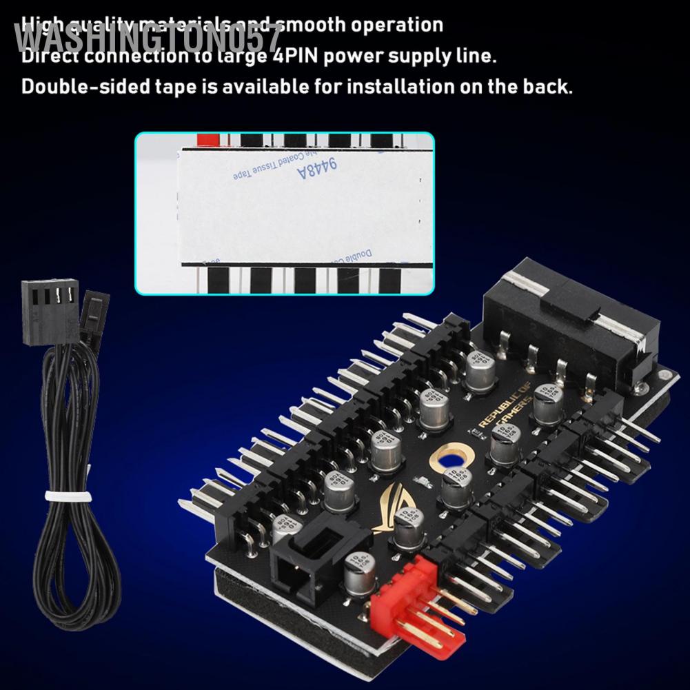 Bo Mạch Chủ Máy Tính 10 Kênh Washington057 4Pin PWM