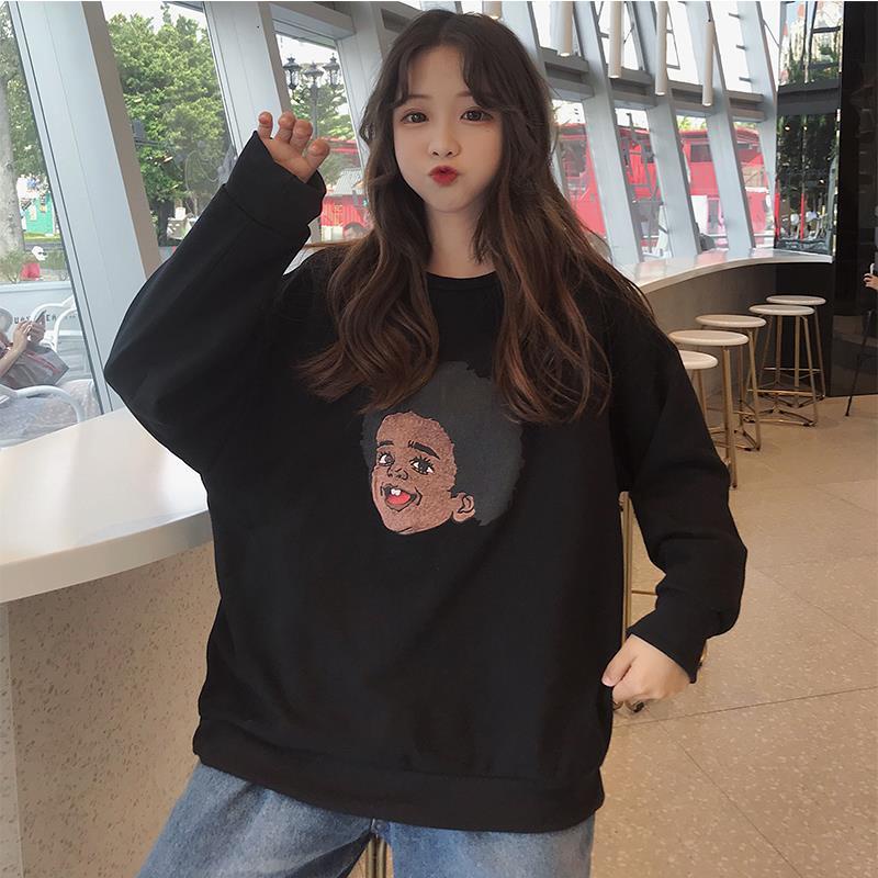 Áo Hoodie Dáng Rộng Phong Cách Hàn Quốc Thời Trang Xuân Thu Cho Nữ