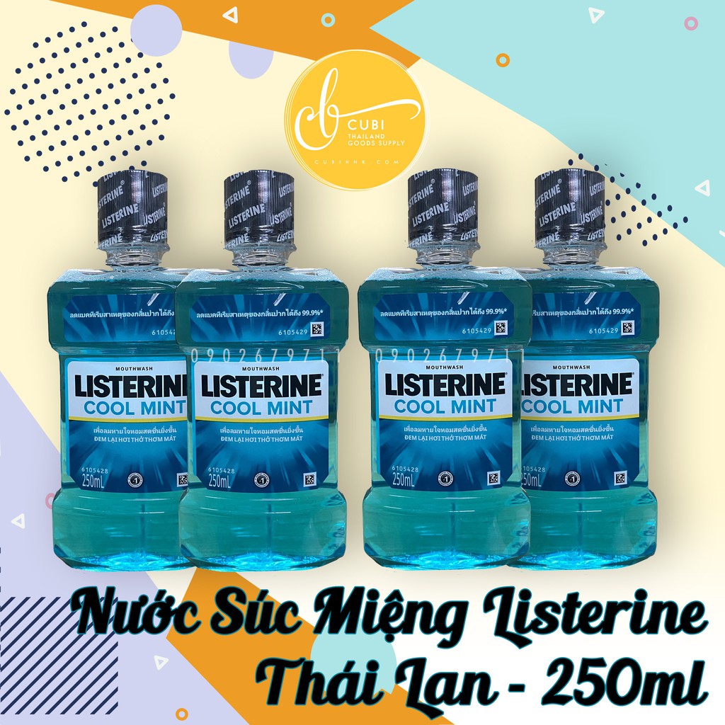 Nước súc miệng Listerine Thái Lan - 250ml