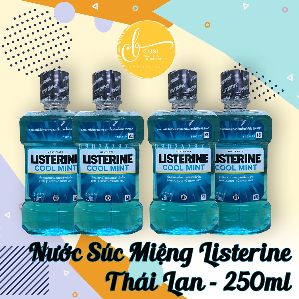 Nước súc miệng Listerine Thái Lan - 250ml