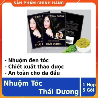 Nhuộm Tóc Đen hái Dương ❤️CHÍNH HÃNG❤️ không làm tóc hư tổn, không hại cho tóc