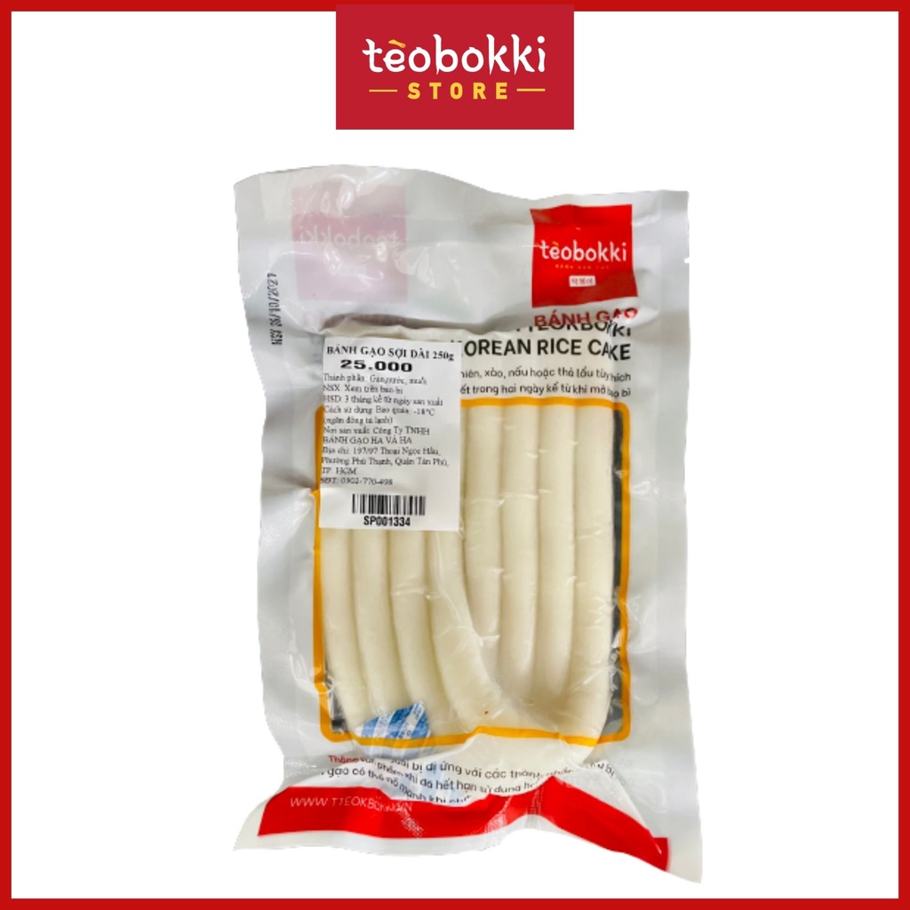 Bánh gạo sợi dài Tèobokki 250g