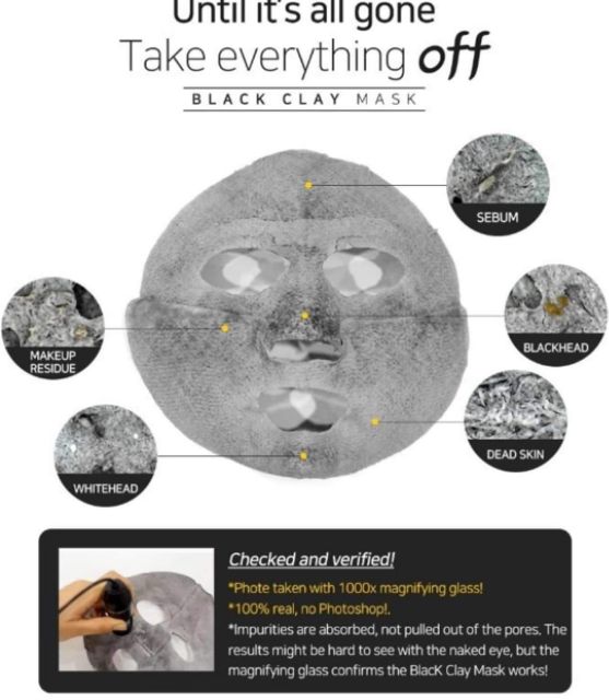 Hộp 5m MẶT NẠ ĐẤT SÉT ĐEN 7 IN 1 TOTAL SOLUTION BLACK CLAY MASK | BigBuy360 - bigbuy360.vn