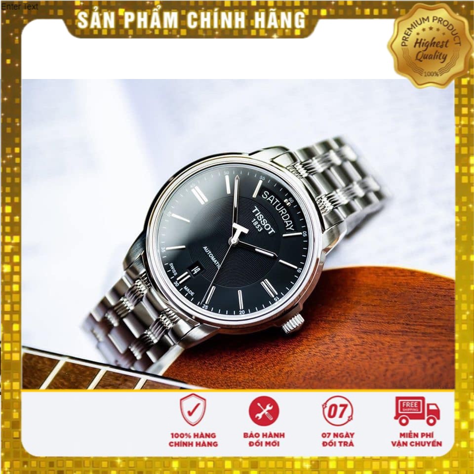 Đồng hồ nam chính hãng Tissot T065.930.11.051.00 - Máy Automatic - Kính Sapphire nguyên khối