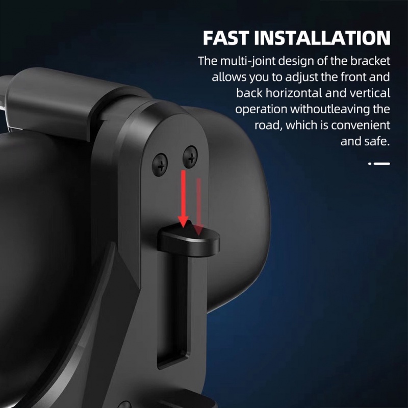 Giá giữ điện thoại GPS ANKNDO gắn gương chiếu hậu bên trong xe hơi xoay 360 độ điều chỉnh được