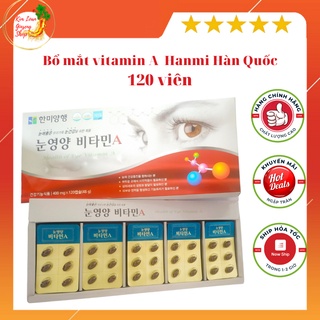 Viên uống vitamin A bổ mắt Hàn Quốc Hanmi 120 viên