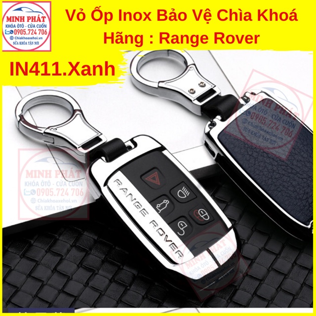 Vỏ Ốp Inox Bảo Vệ Chìa Khoá xe Ô Tô Range Rover