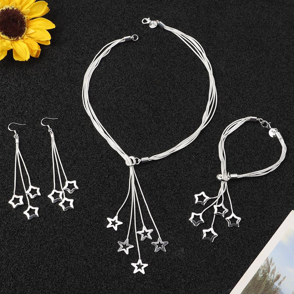JONYE 1 Set Khuyên Tai / Nhẫn / Vòng / Chuồn Chuồn / Ngôi Sao /
