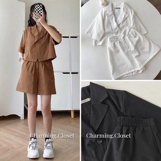 Set đồ nữ croptop trẻ trung cao cấp mềm mịn, set áo croptop và quần đùi