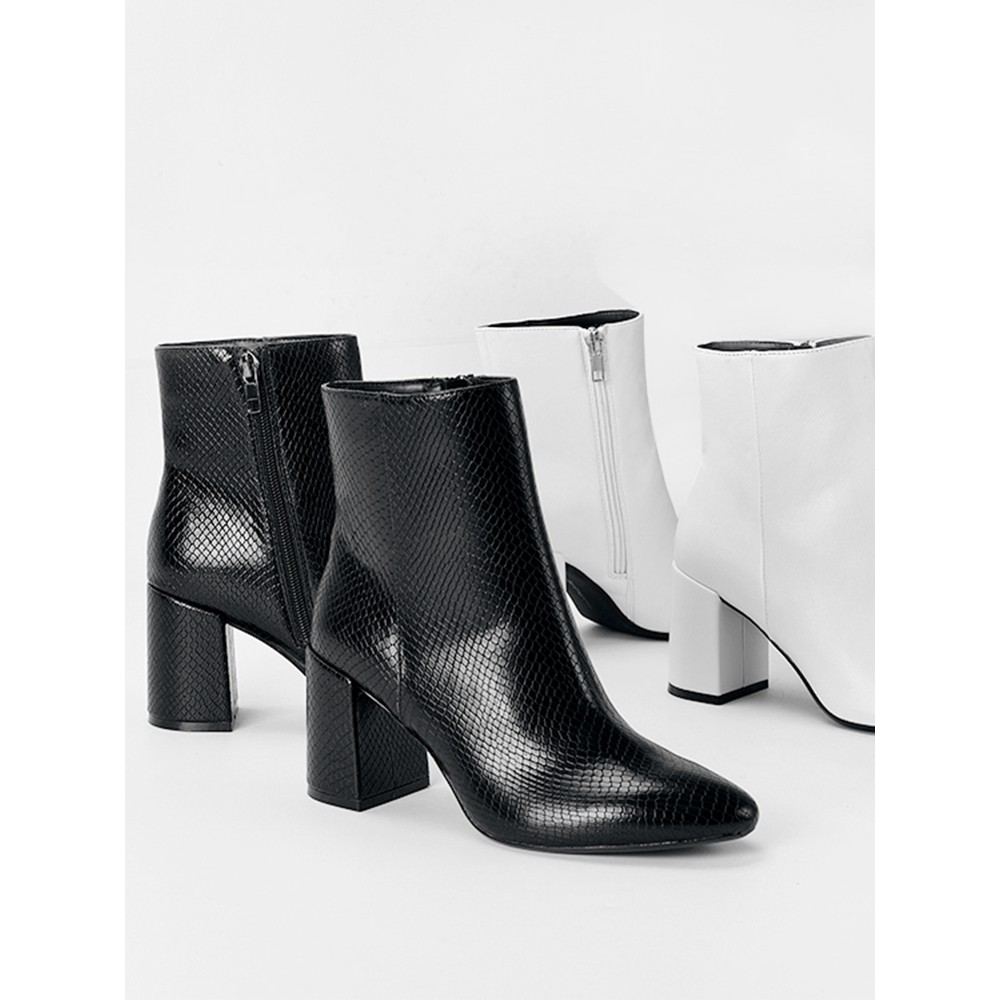 (2 MÀU) GIÀY BỐT CAO GÓT BERSHKA NỮ DA