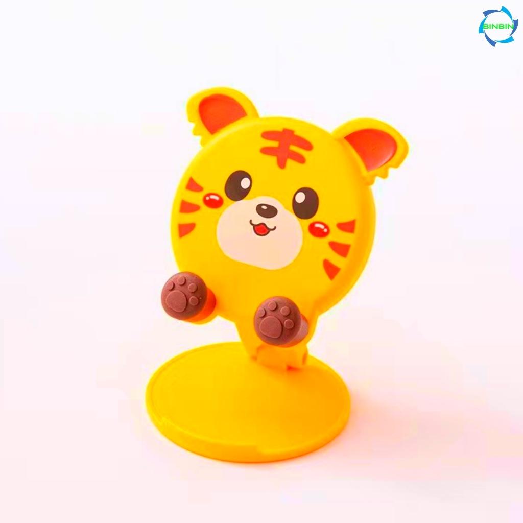 Giá Đỡ Điện Thoại gấp gọn để bàn hình tròn - Hình Thú Dễ Thương siêu nhẹ đa năng tiện dụng