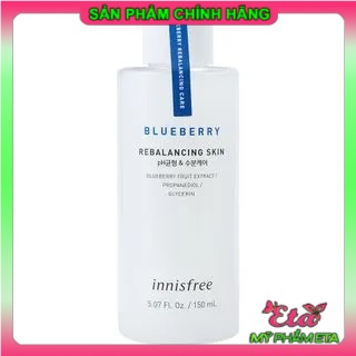 Nước hoa hồng Innisfree Blueberry Rebalancing Skin cung cấp độ ẩm cho da hiệu quả NHH 150ml